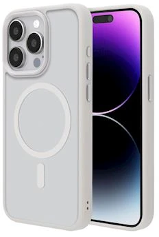 ScreenArmor MagAir Dėklas iPhone 15 Pro Max, baltas
