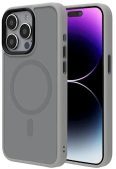 ScreenArmor MagAir Dėklas iPhone 15 Pro Max, pilkas