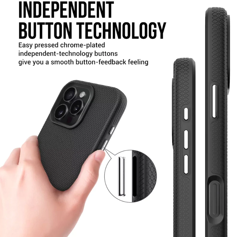 ScreenArmor MagArmor Dėklas iPhone 16 Pro, juodas