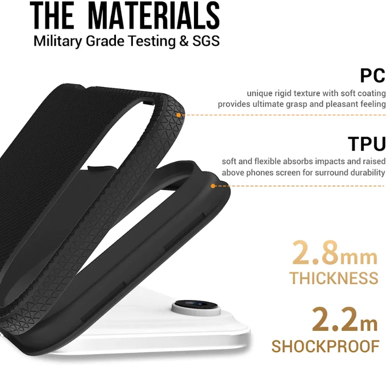 ScreenArmor MagArmor Dėklas iPhone Air, juodas