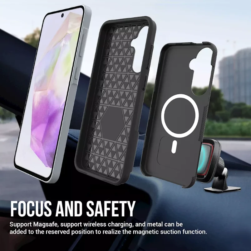 ScreenArmor MagArmor Dėklas Samsung A56/A36, juodas
