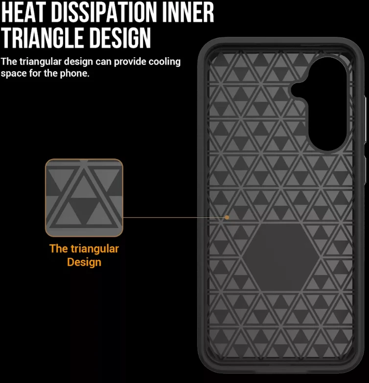 ScreenArmor MagArmor Dėklas Samsung A56/A36, juodas