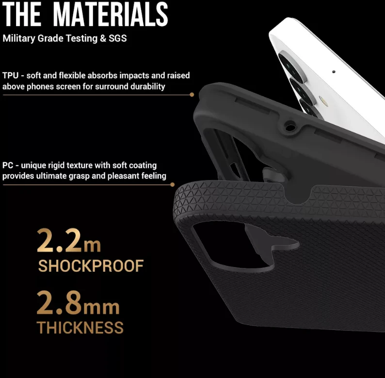 ScreenArmor MagArmor Case Apsauginis MagSafe Dėklas Samsung Galaxy A15 juodos spalvos