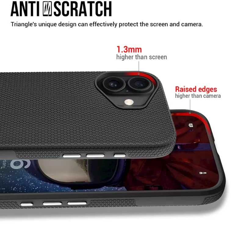 ScreenArmor MagArmor Dėklas iPhone 16 Plus, juodas