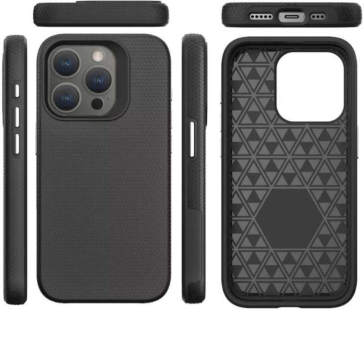 ScreenArmor MagArmor Dėklas iPhone 15 Pro, juodas