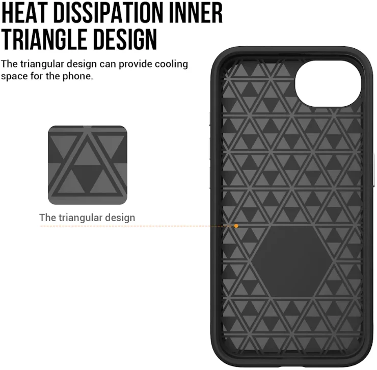 ScreenArmor MagArmor Dėklas iPhone 17e/16e, juodas