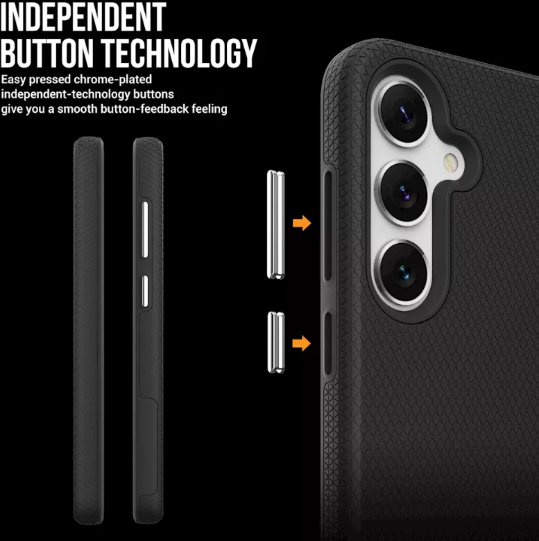 ScreenArmor MagArmor Dėklas Samsung S25/S24, juodas