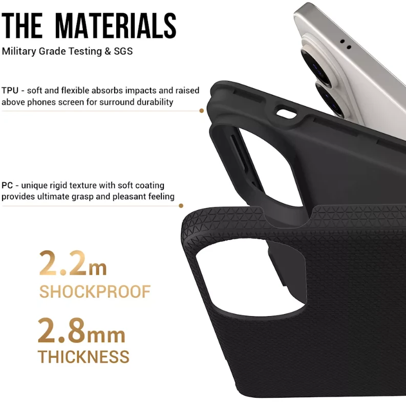 ScreenArmor MagArmor Dėklas Samsung S25 Edge, juodas