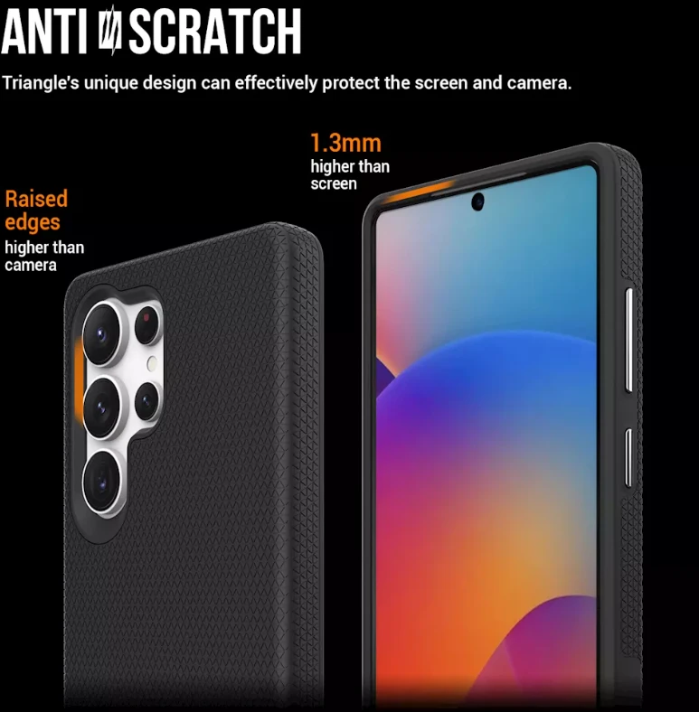 ScreenArmor MagArmor Case Apsauginis MagSafe Dėklas Samsung Galaxy S25 Ultra juodos spalvos