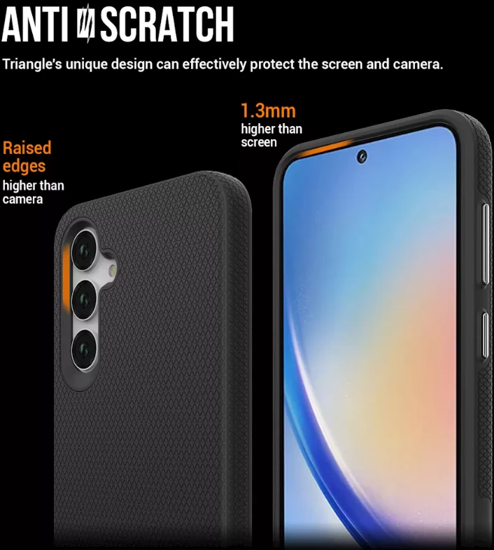 ScreenArmor MagArmor Case Apsauginis MagSafe Dėklas Samsung Galaxy A35 juodos spalvos