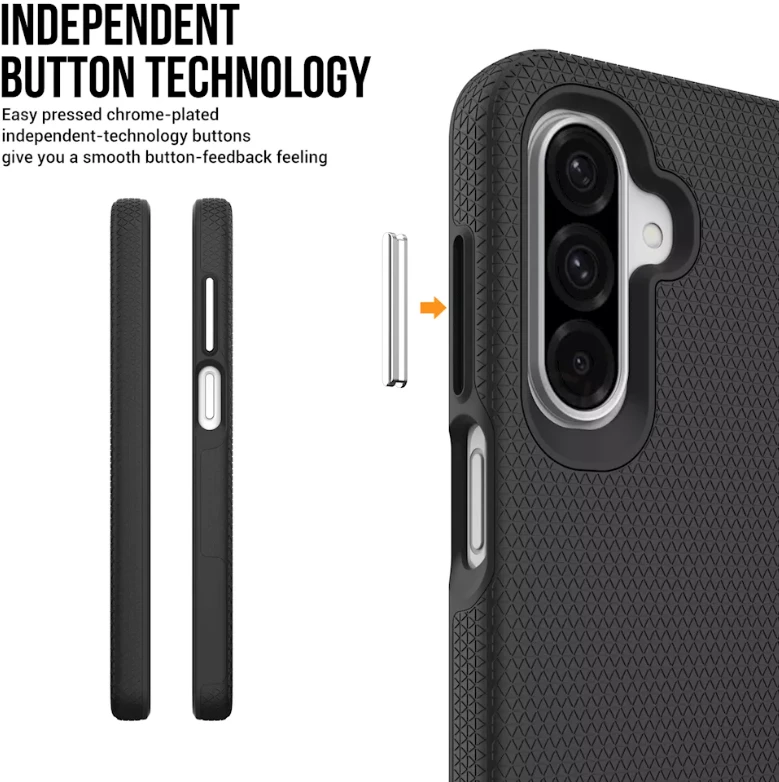 ScreenArmor MagArmor Case Apsauginis MagSafe Dėklas Samsung Galaxy A26/A16 juodos spalvos