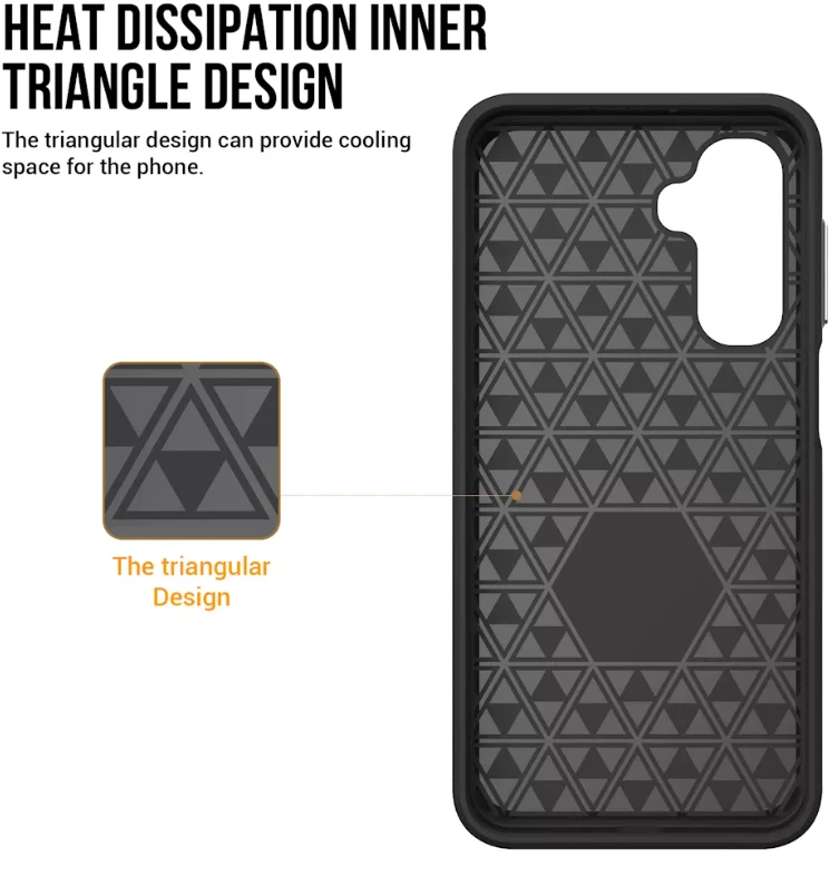 ScreenArmor MagArmor Case Apsauginis MagSafe Dėklas Samsung Galaxy A26/A16 juodos spalvos
