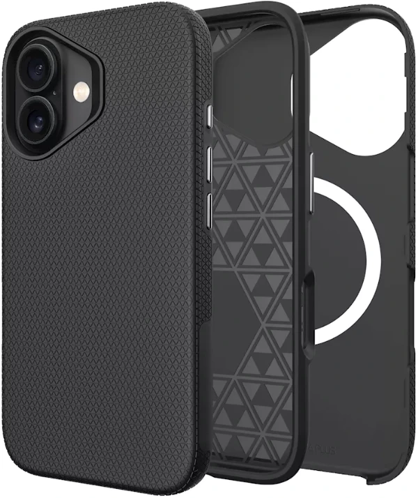 ScreenArmor MagArmor Dėklas iPhone 16 Plus, juodas