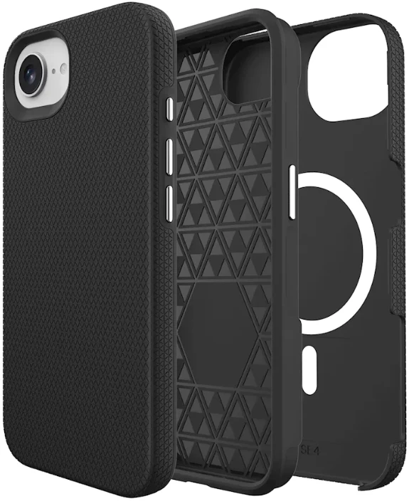 ScreenArmor MagArmor Dėklas iPhone 17e/16e, juodas