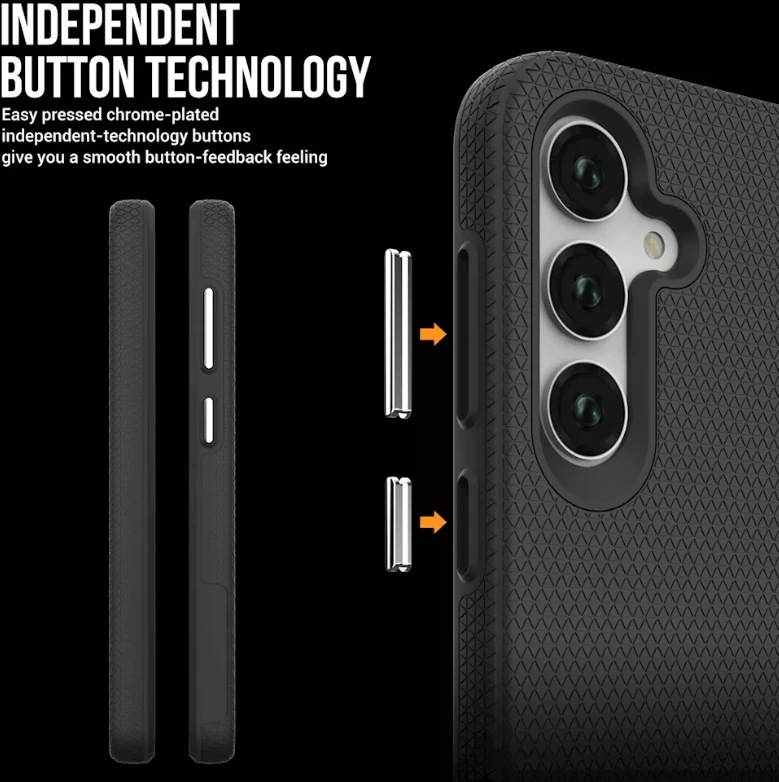 ScreenArmor MagArmor Case Apsauginis MagSafe Dėklas Samsung Galaxy A55 juodos spalvos