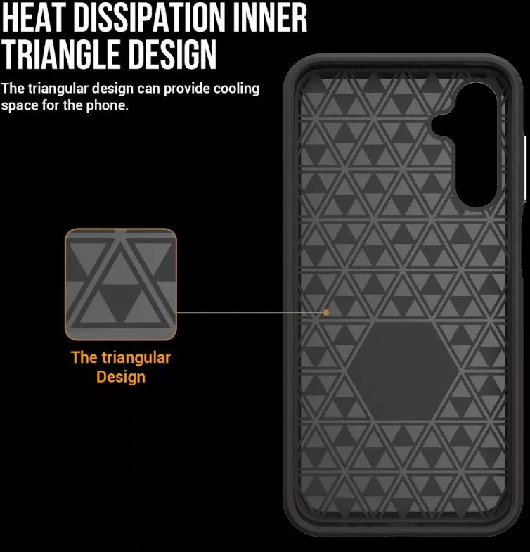 ScreenArmor MagArmor Case Apsauginis MagSafe Dėklas Samsung Galaxy A15 juodos spalvos
