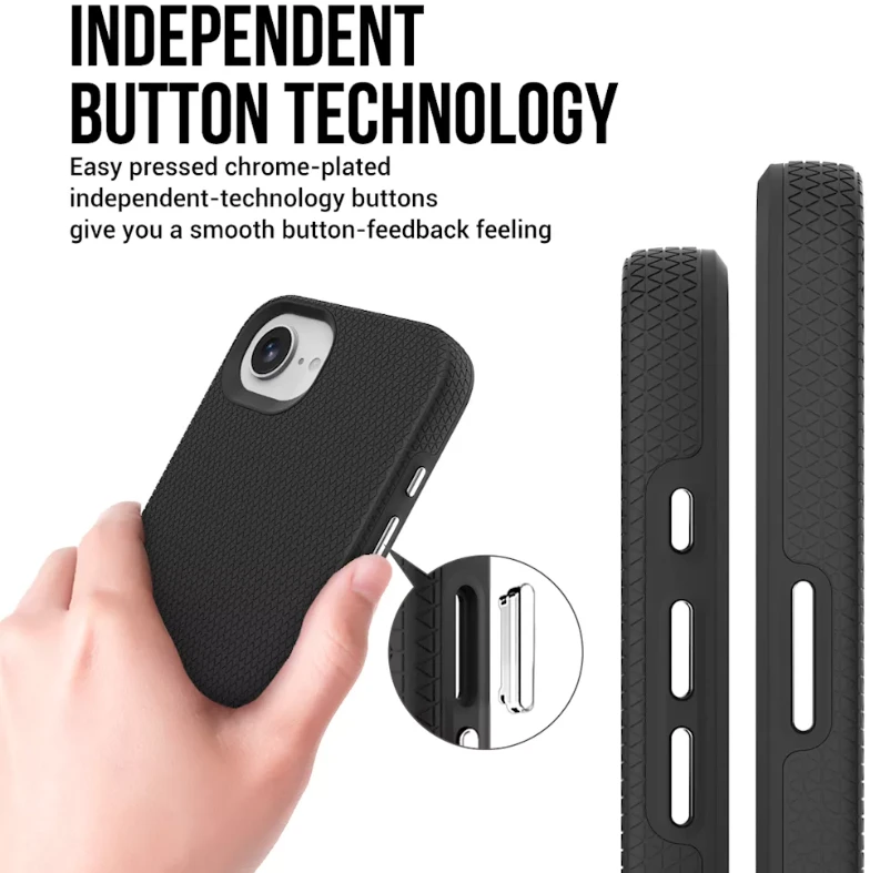 ScreenArmor MagArmor Dėklas iPhone 17e/16e, juodas