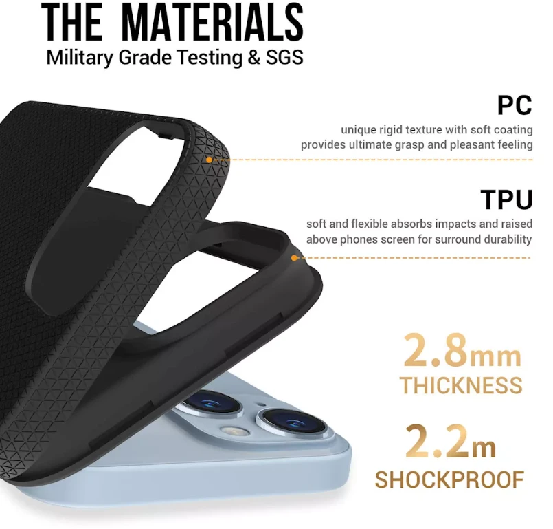 ScreenArmor MagArmor Dėklas iPhone 15, juodas