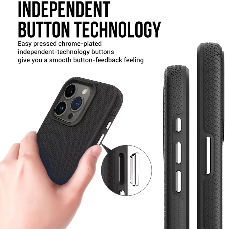 ScreenArmor MagArmor Dėklas iPhone 15 Pro, juodas