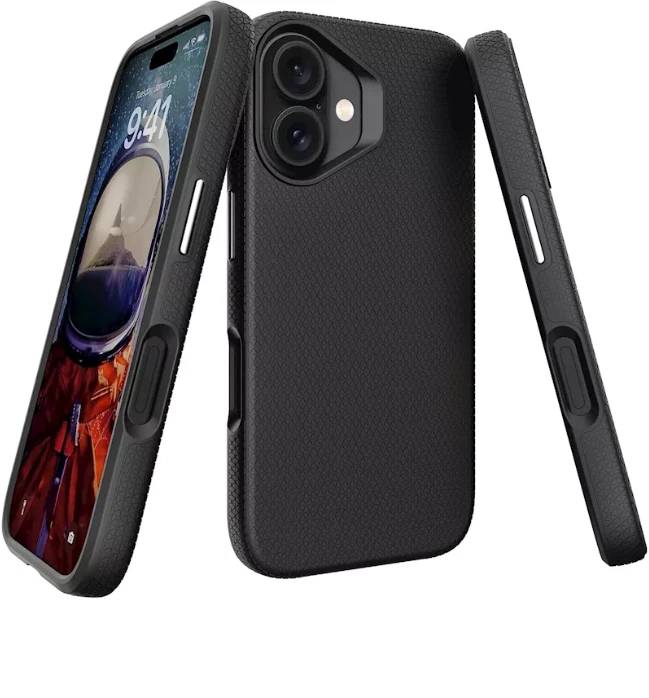 ScreenArmor MagArmor Dėklas iPhone 16 Plus, juodas