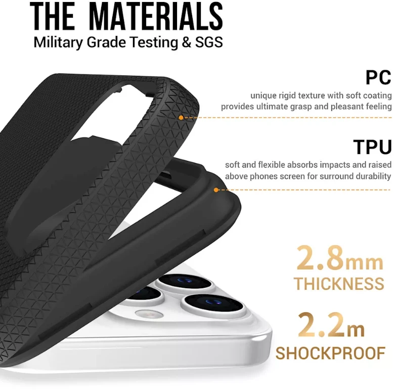 ScreenArmor MagArmor Dėklas iPhone 15 Pro, juodas