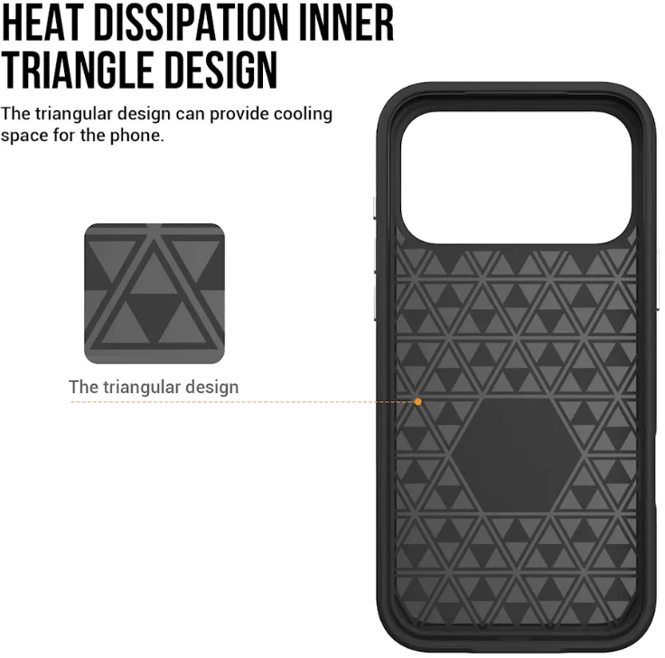 ScreenArmor MagArmor Dėklas iPhone 17 Pro, juodas