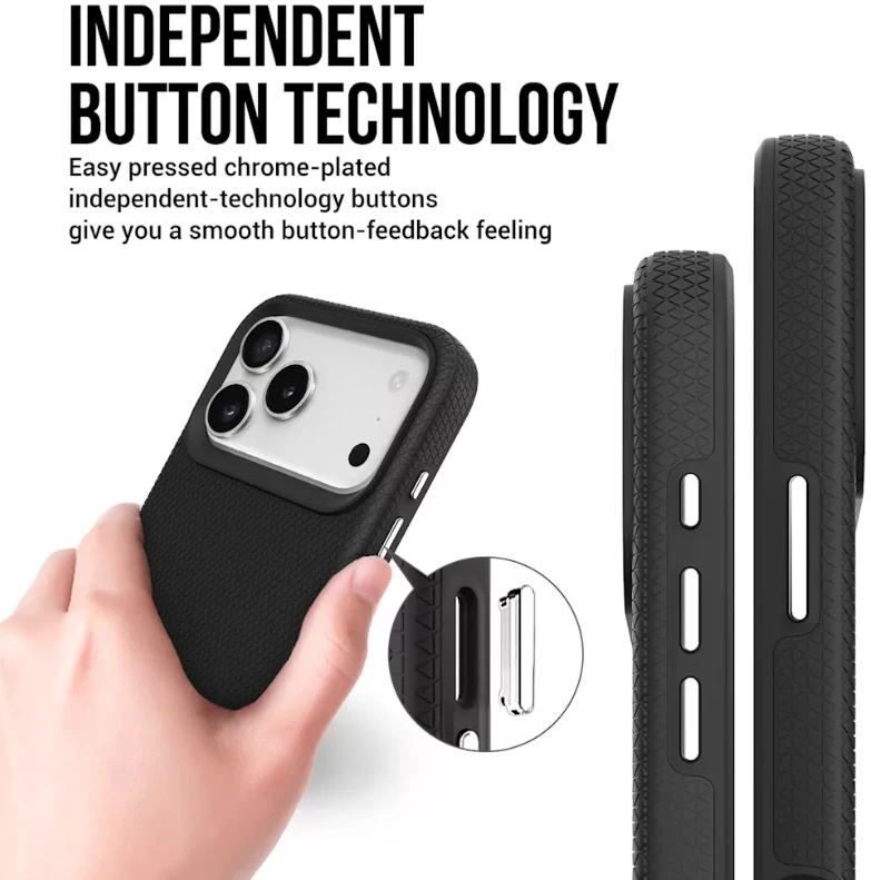ScreenArmor MagArmor Dėklas iPhone 17 Pro, juodas