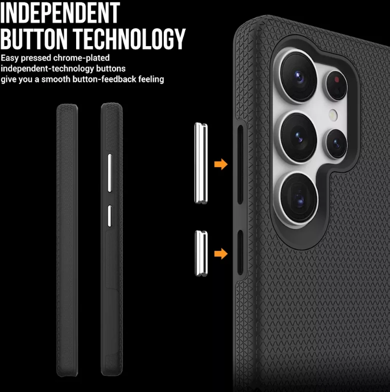 ScreenArmor MagArmor Case Apsauginis MagSafe Dėklas Samsung Galaxy S25 Ultra juodos spalvos