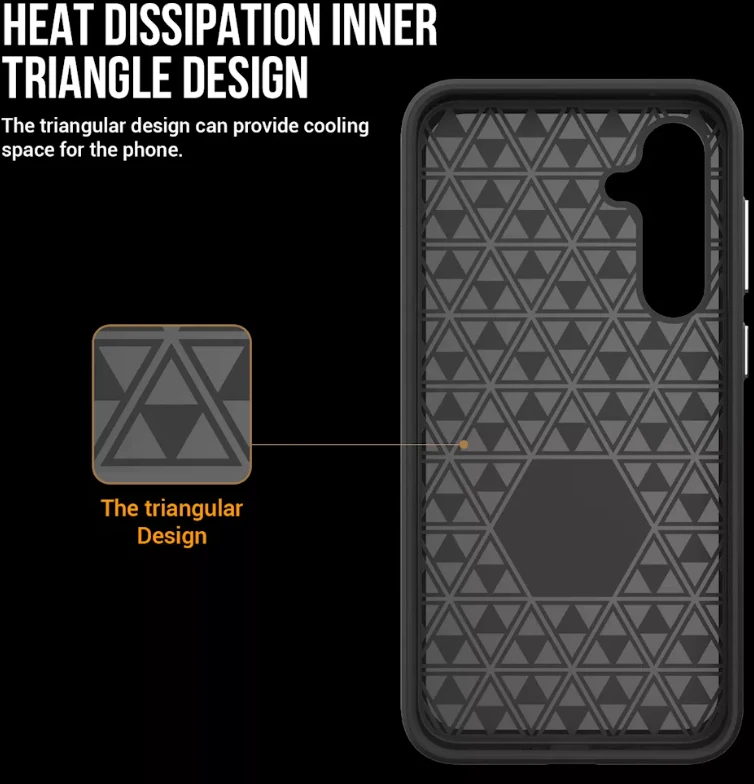 ScreenArmor MagArmor Case Apsauginis MagSafe Dėklas Samsung Galaxy A35 juodos spalvos
