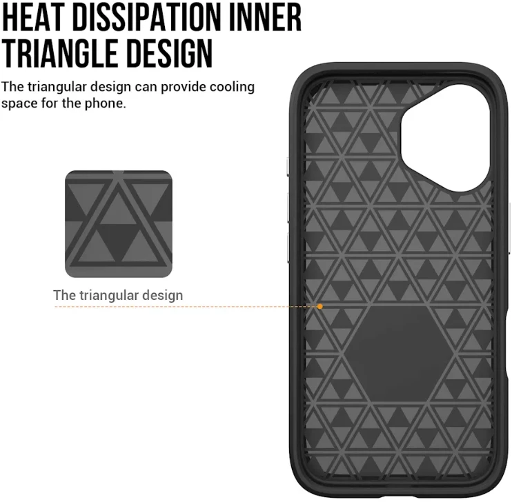 ScreenArmor MagArmor Dėklas iPhone 17, juodas