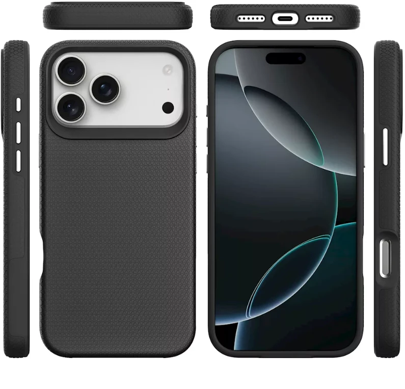 ScreenArmor MagArmor Case Apsauginis MagSafe Dėklas Apple iPhone 17 Pro Max juodos spalvos