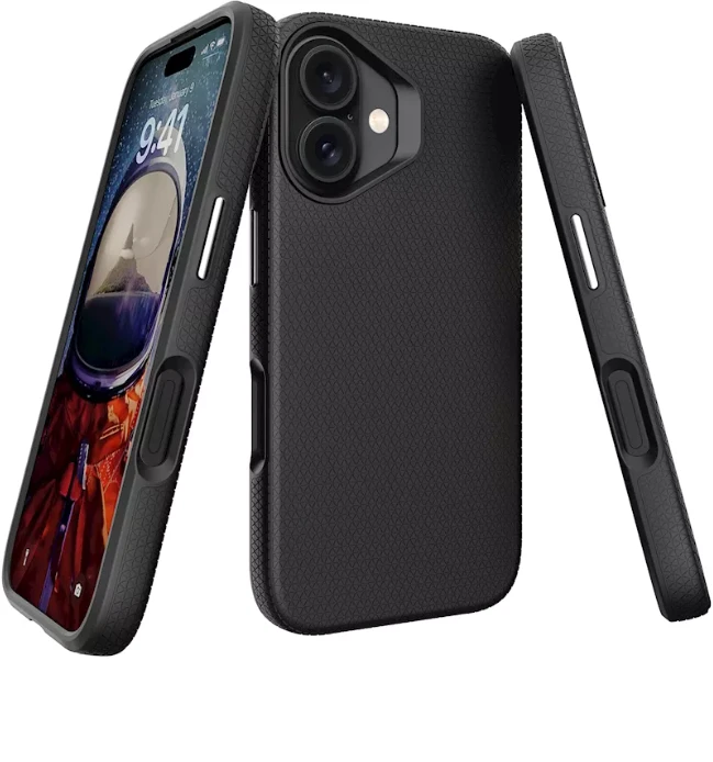 ScreenArmor MagArmor Dėklas iPhone 16, juodas