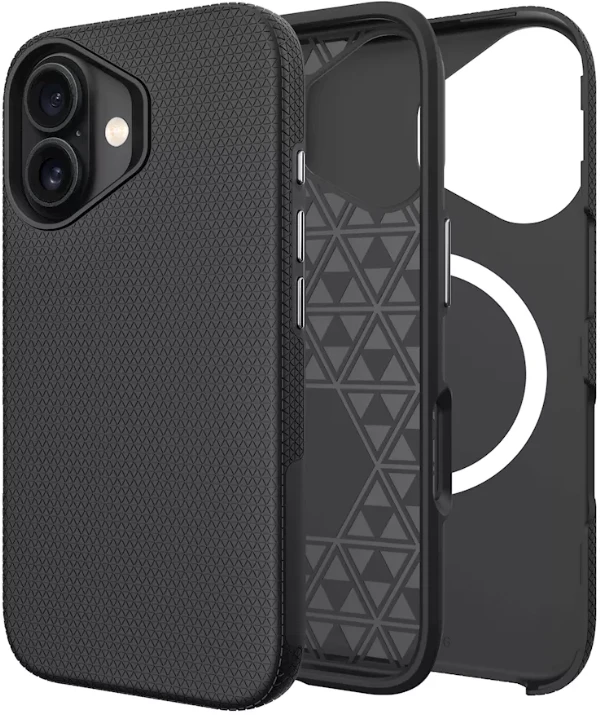 ScreenArmor MagArmor Dėklas iPhone 16, juodas