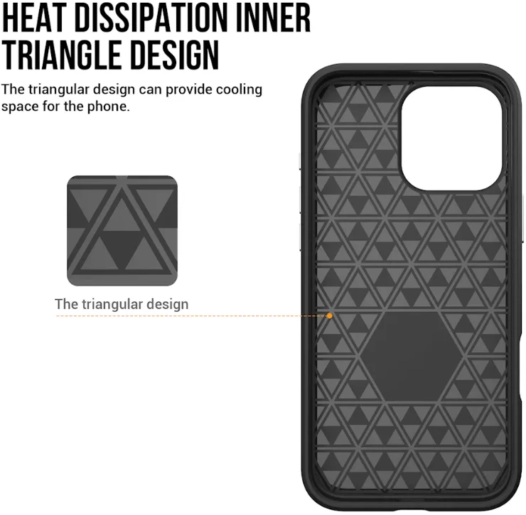 ScreenArmor MagArmor Dėklas iPhone 16 Pro Max, juodas