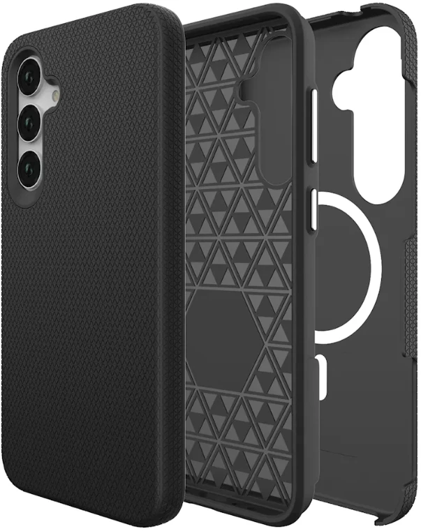 ScreenArmor MagArmor Case Apsauginis MagSafe Dėklas Samsung Galaxy A55 juodos spalvos