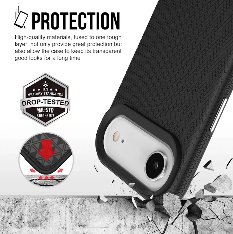 ScreenArmor MagArmor Dėklas iPhone Air, juodas