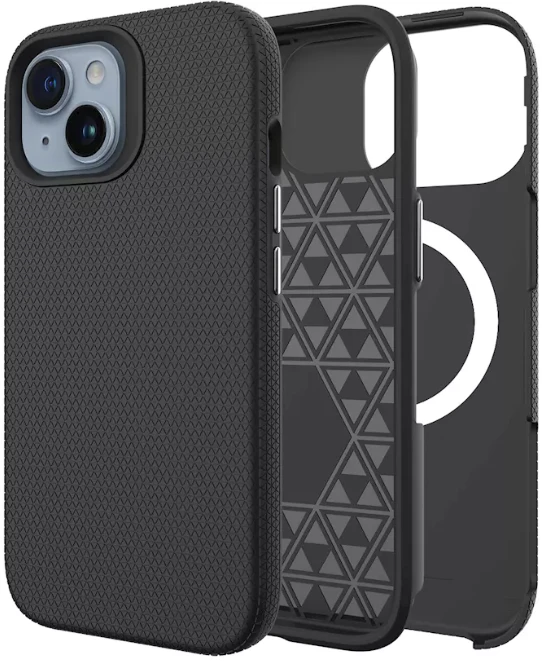 ScreenArmor MagArmor Dėklas iPhone 15, juodas