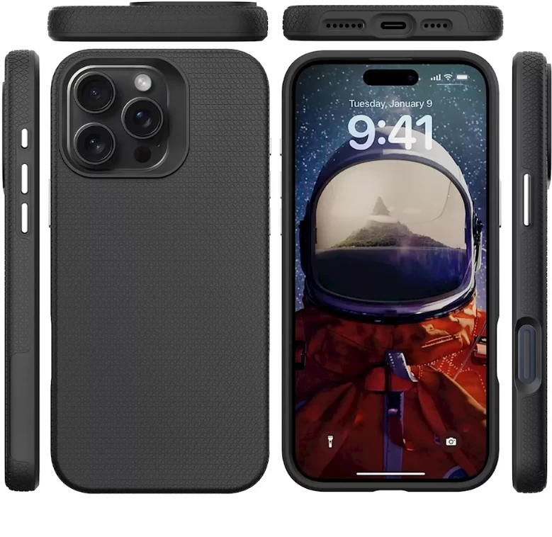 ScreenArmor MagArmor Dėklas iPhone 16 Pro Max, juodas