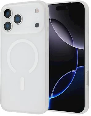 ScreenArmor MagSoft Dėklas iPhone 17 Pro, baltas