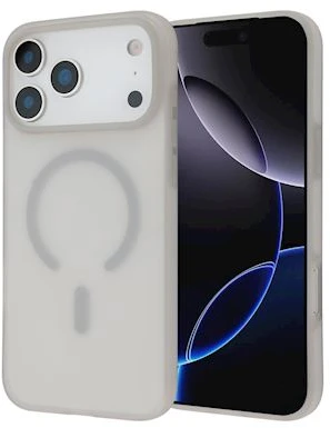 ScreenArmor MagSoft Dėklas iPhone 17 Pro, pilkas
