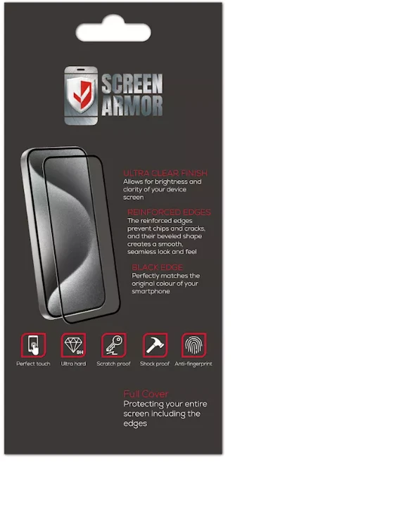 ScreenArmor Pilnai Dengiantis Grūdintas Stiklas Samsung Galaxy S25 Ultra