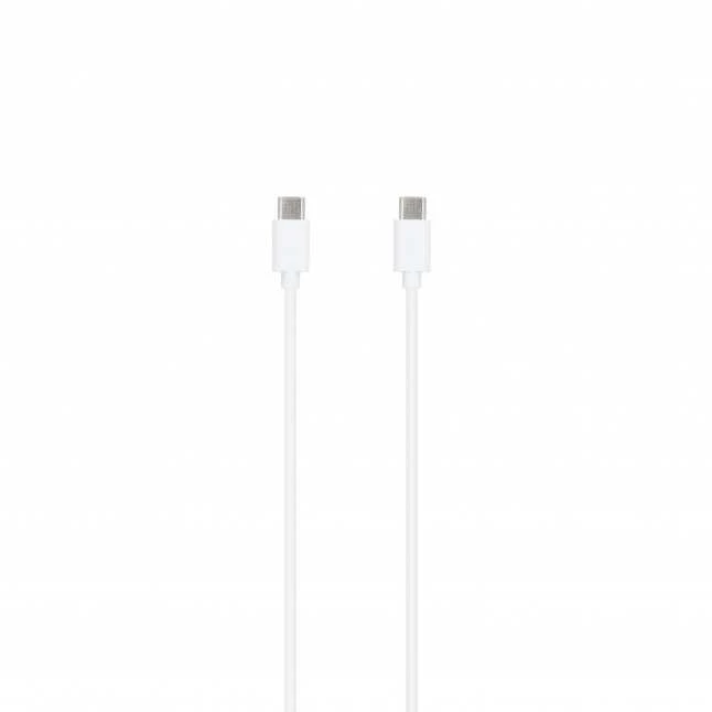 SEEK TOTI 20W Type-C PD Wall Fast Charger with Type-C to Type-C, 1 m PVC Data Cable 3A, Baltas