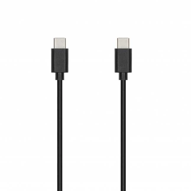 SEEK TOTI 20W Type-C PD Wall Fast Charger with Type-C to Type-C, 1 m PVC Data Cable 3A, Juodas