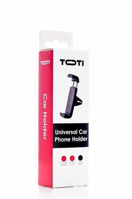 SEEK TOTI Mini Car Air Vent Phone Holder, Juodas