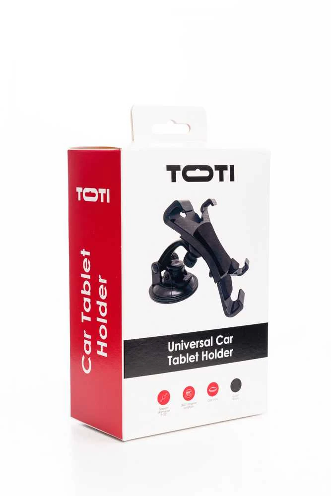 SEEK TOTI Universal Car Suction Cup Planšetė Holder, Juodas