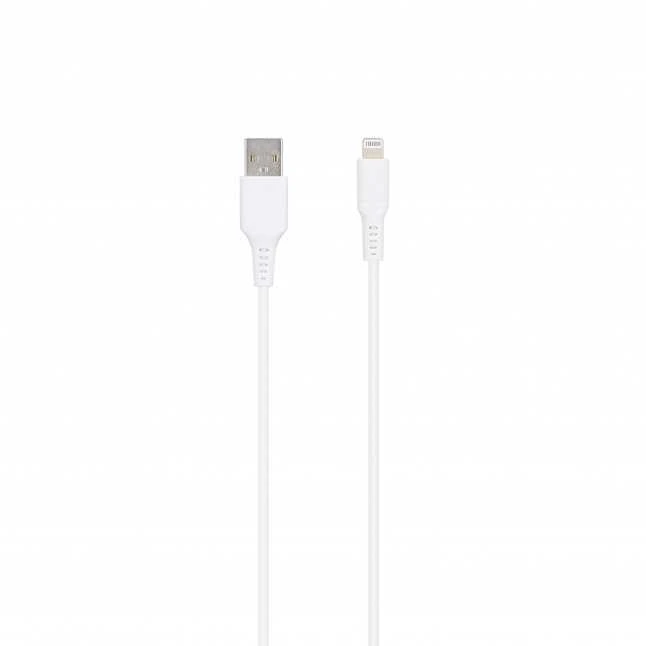 SEEK TOTI USB A to Lightning, 1m PVC Data Cable 2A (non-MFI), Baltas