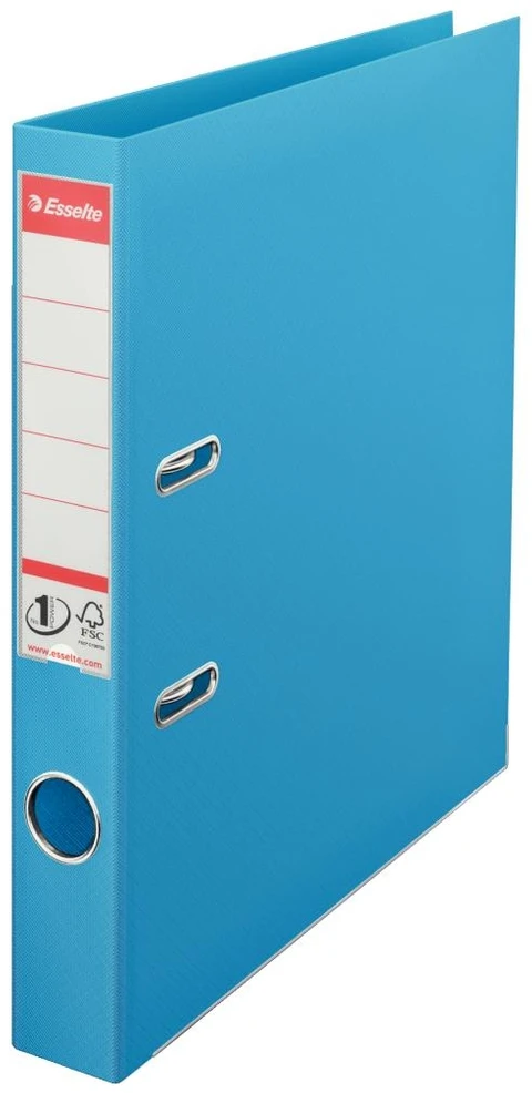 Segtuvas Esselte No.1 Power PP, A4, 50mm, šviesiai mėlynos spalvos