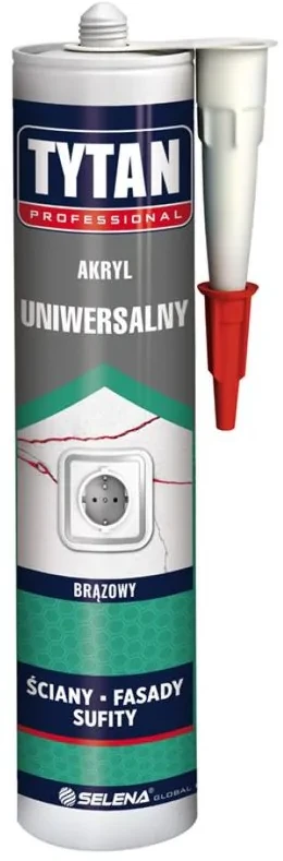 SELENA TYTAN AKRILAS UNIVERSALUS Baltas 280ml PROFESSIONAL