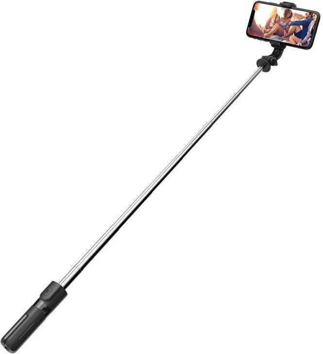 Selfie Stick / Tripod Bluetooth Multifunction Photo Stick Tech-Protect L02S juodos spalvos