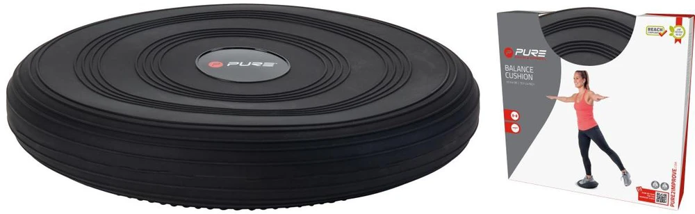 Pure2Improve | Balance Cushion 33 x 6 cm | Juodas